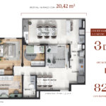 Apartemento de 82m²